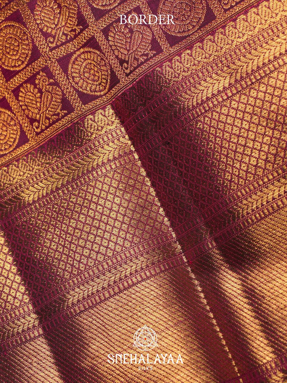 Maroon Kanjivaram Silk Saree