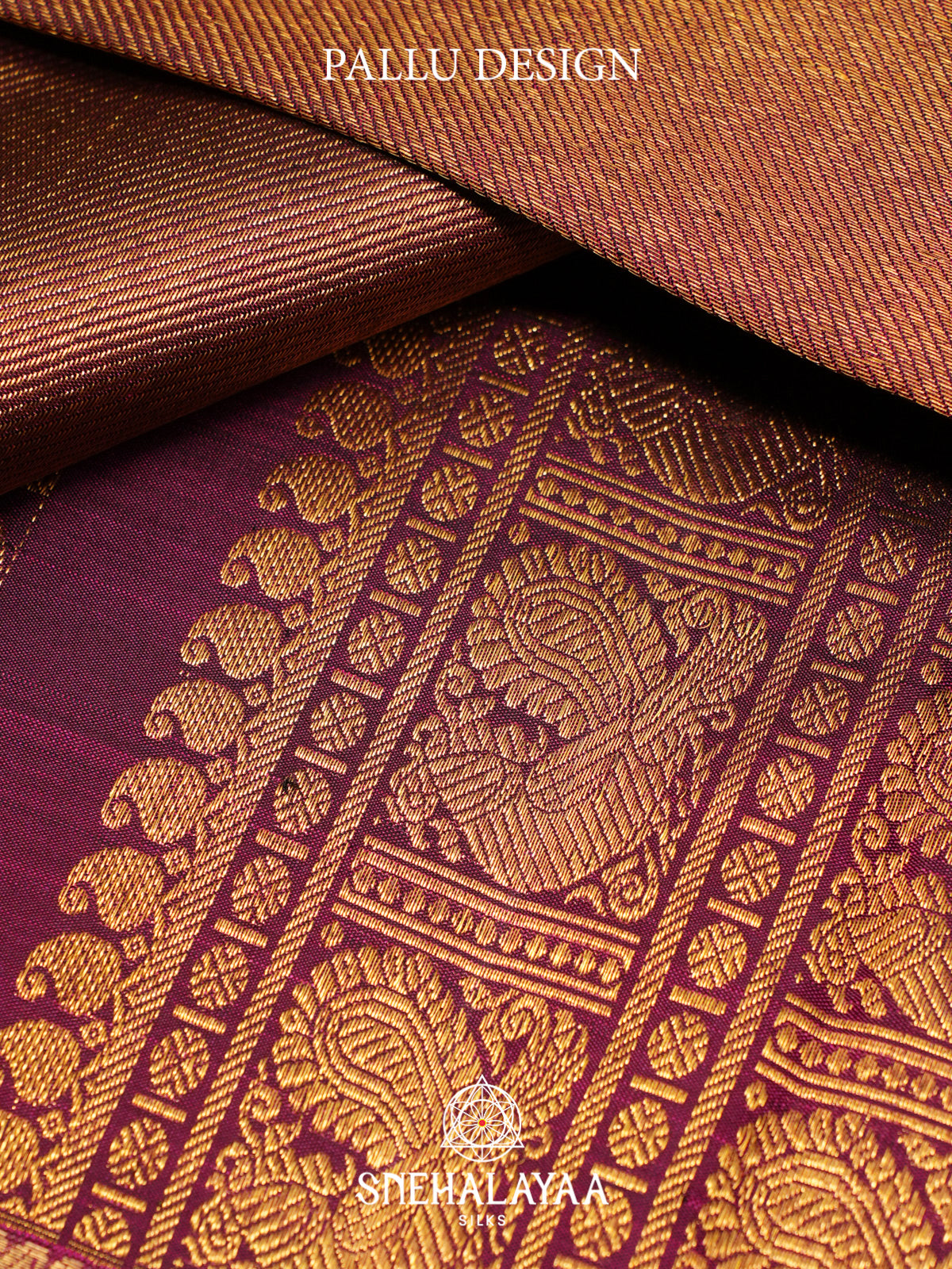 Maroon Kanjivaram Silk Saree