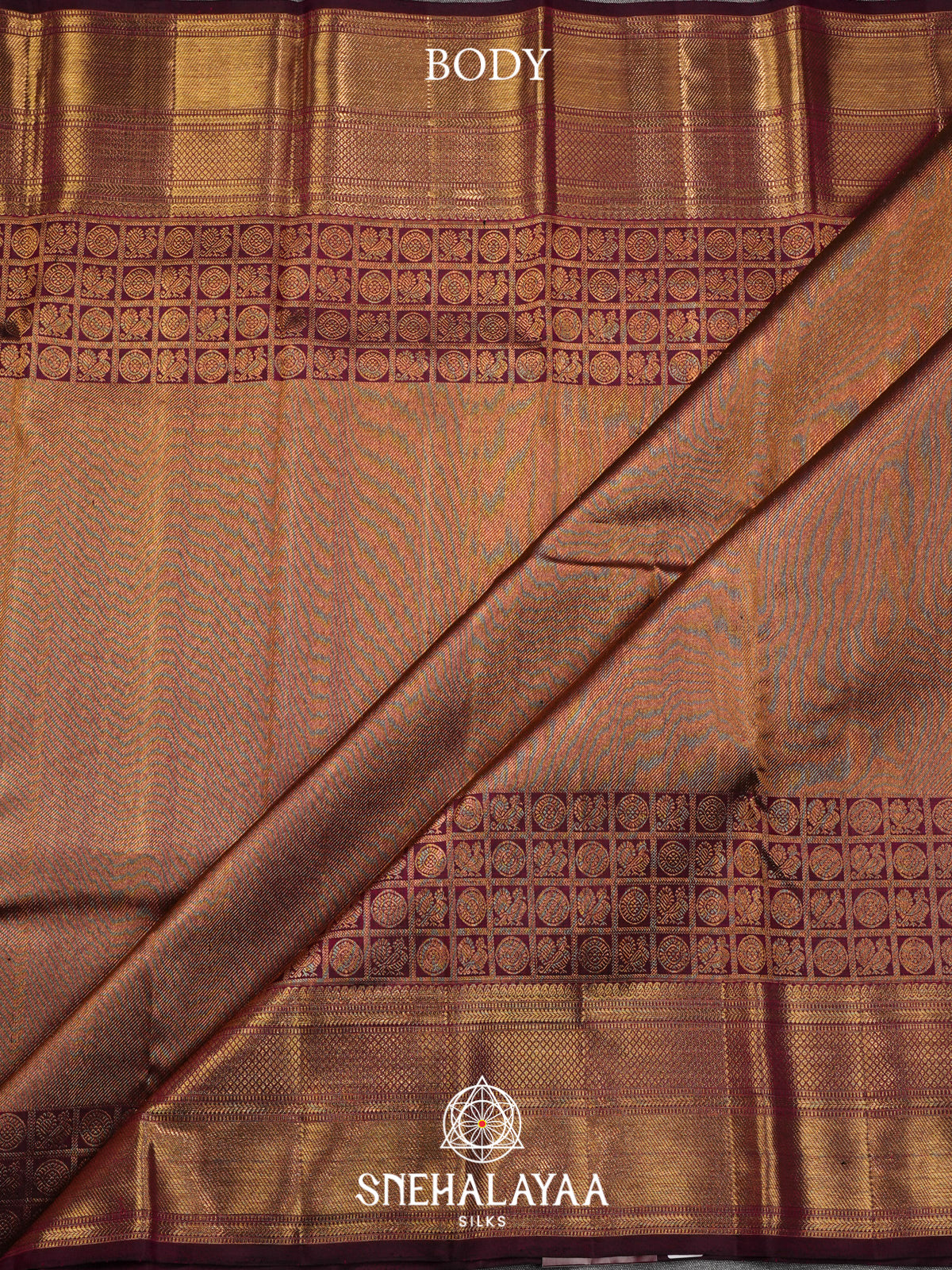 Maroon Kanjivaram Silk Saree