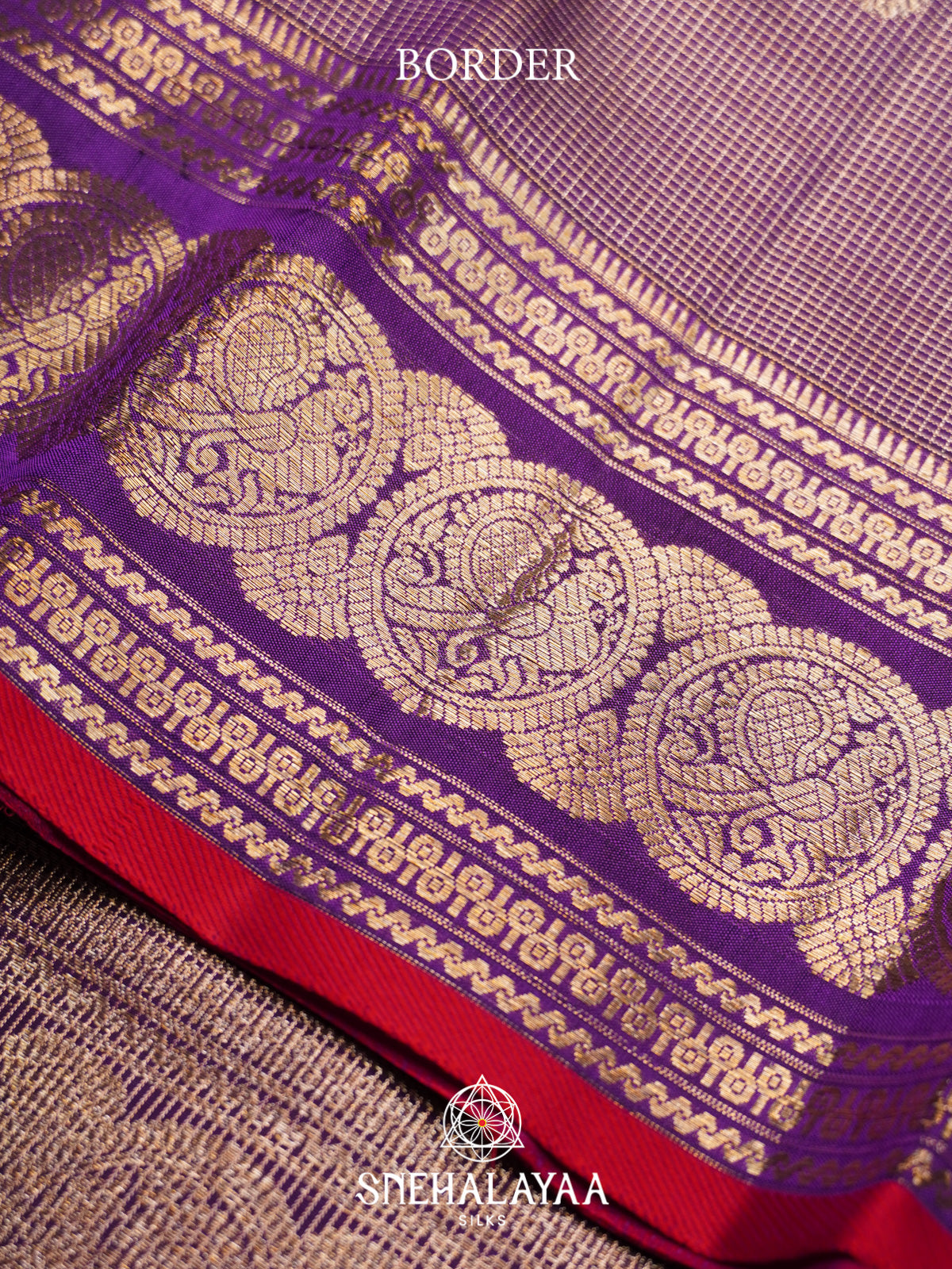 Purple Kanjivaram Silk Saree