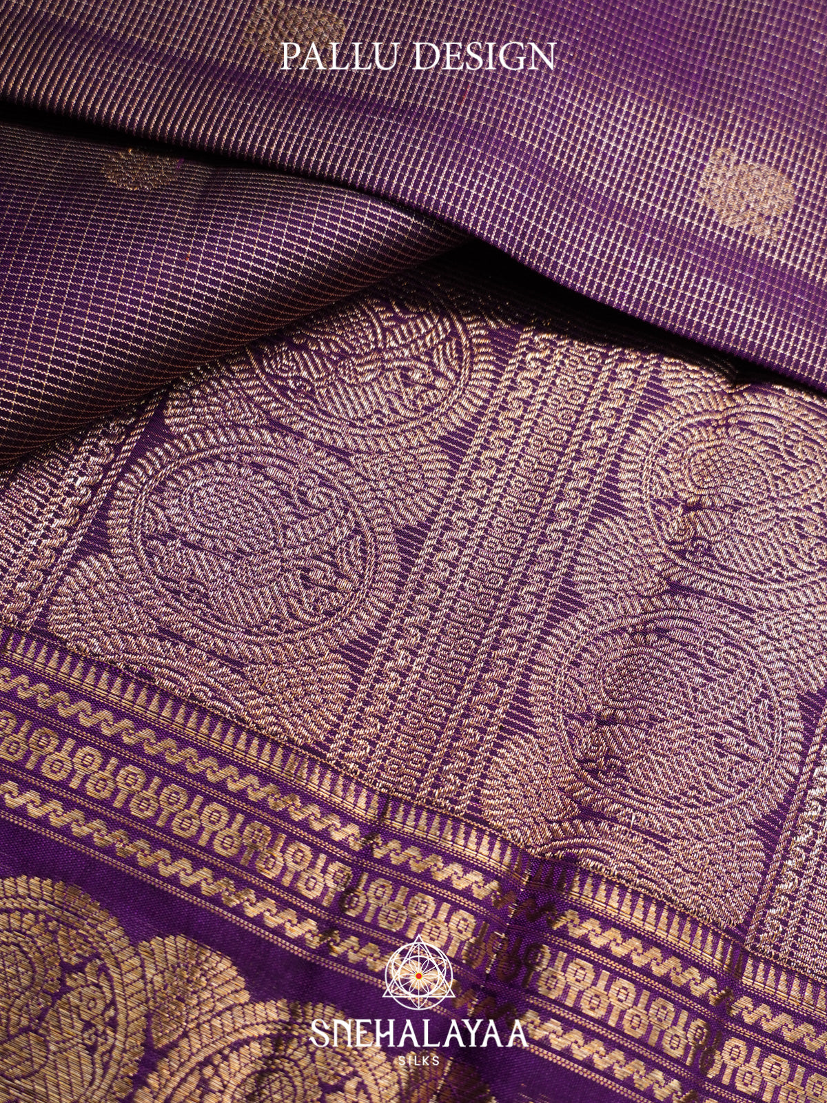Purple Kanjivaram Silk Saree
