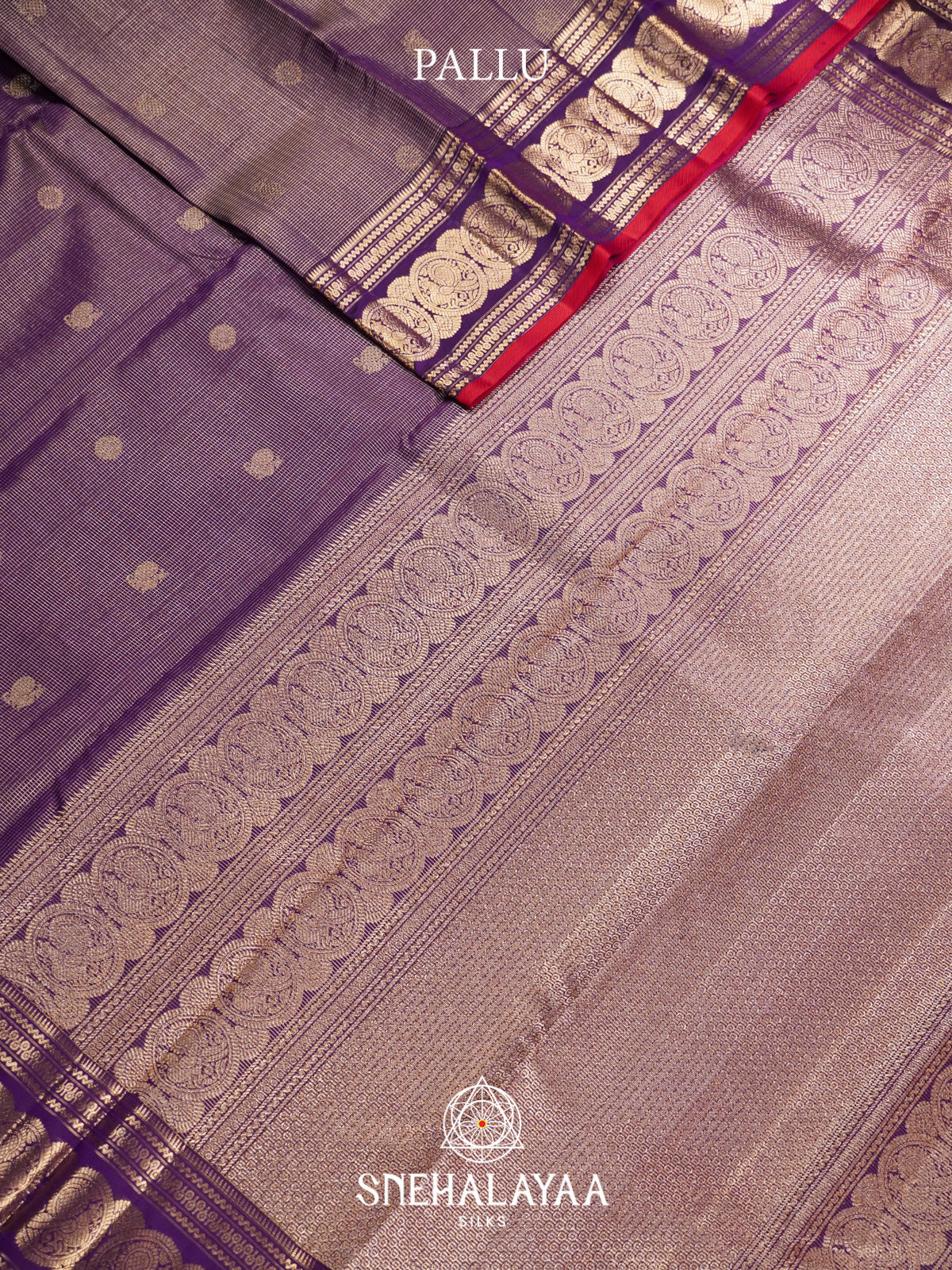 Purple Kanjivaram Silk Saree