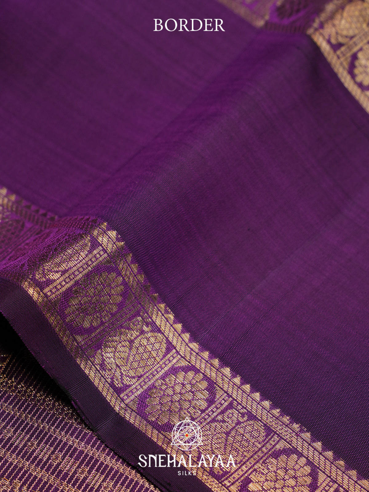 Purple Kanjivaram Silk Saree