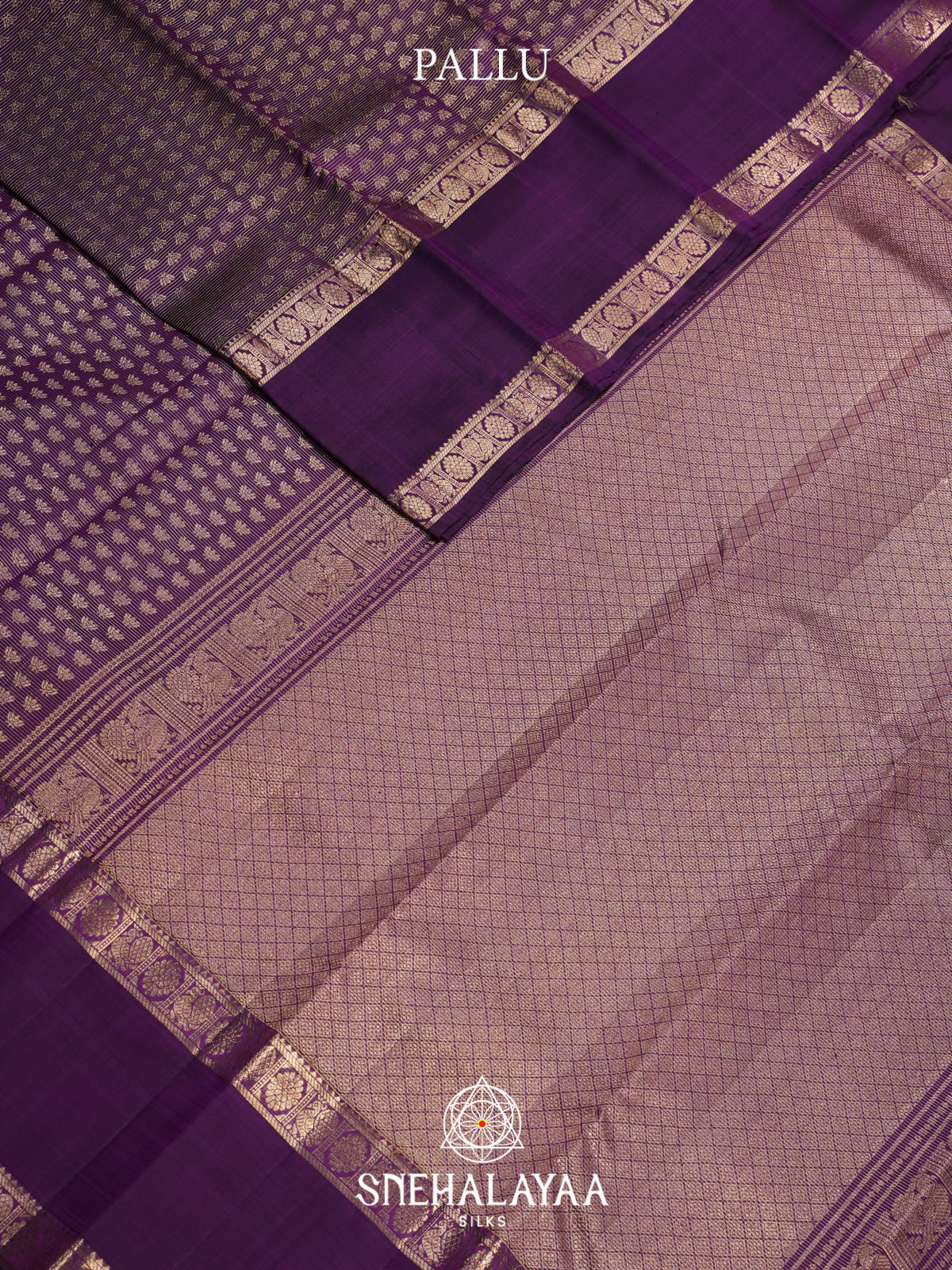 Purple Kanjivaram Silk Saree