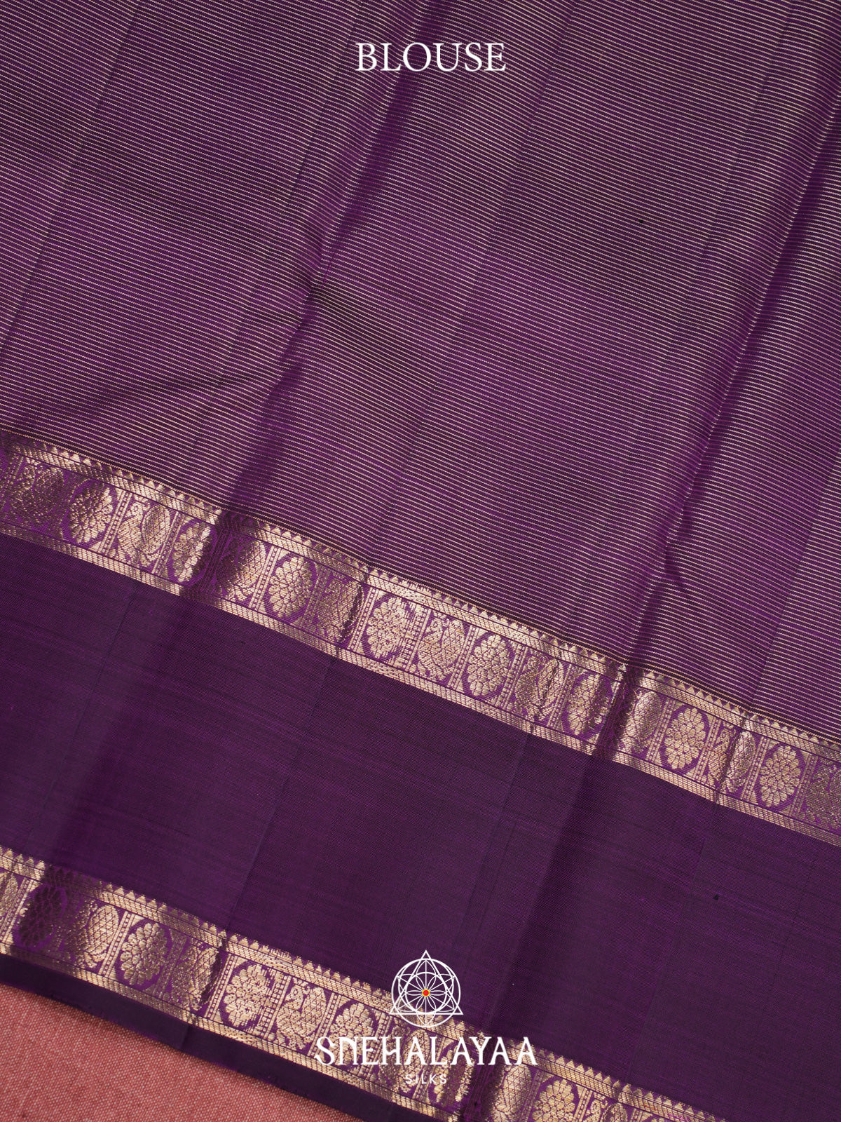 Purple Kanjivaram Silk Saree