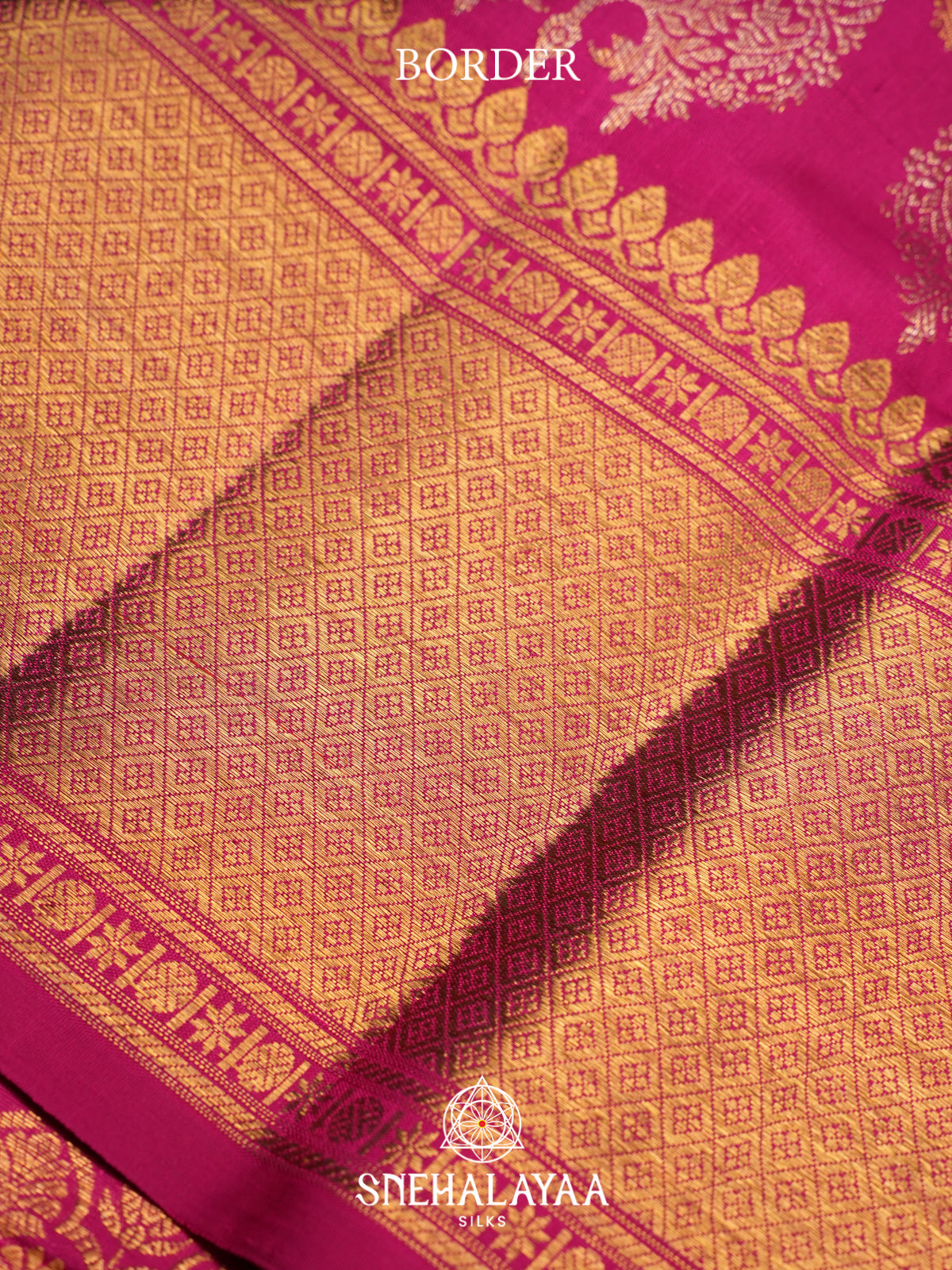 Copper Brown Kanjivaram Silk Saree