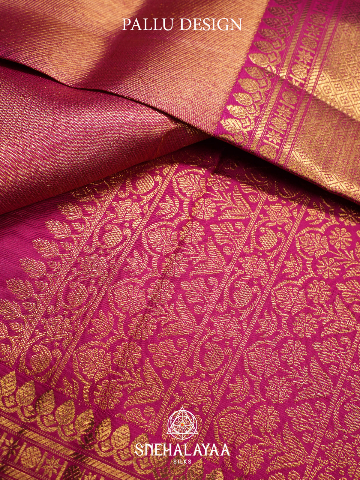 Copper Brown Kanjivaram Silk Saree