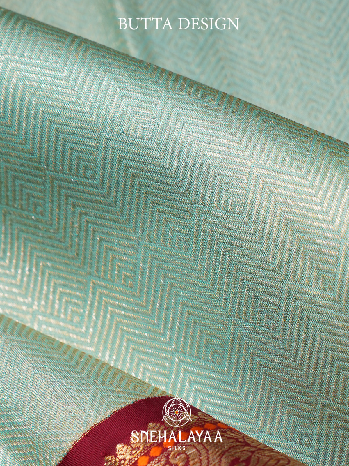 Mint Green Kanjivaram Silk Saree