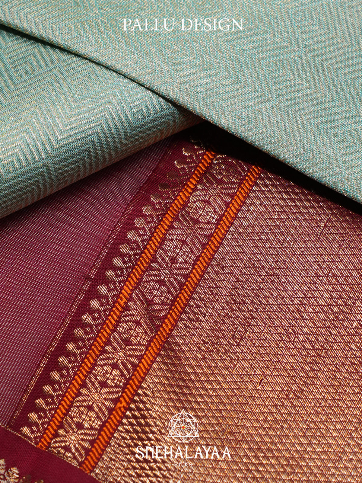 Mint Green Kanjivaram Silk Saree