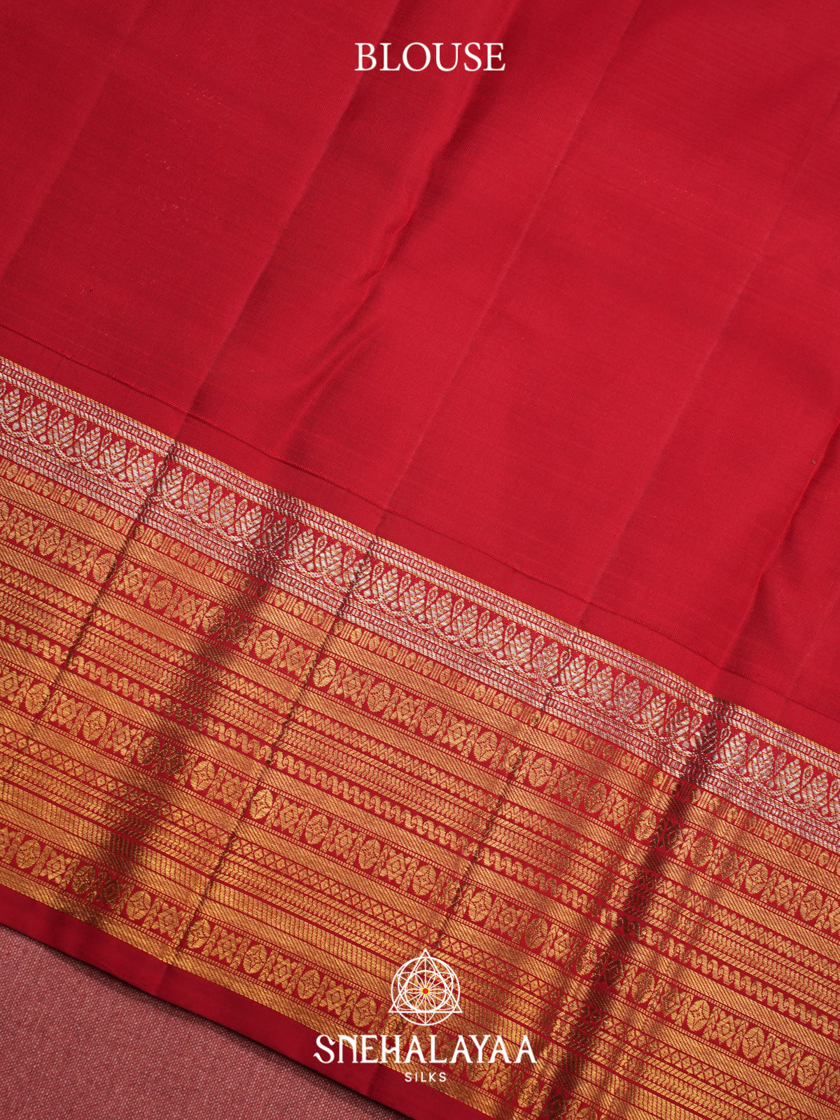 Cream Kanjivaram Silk Saree