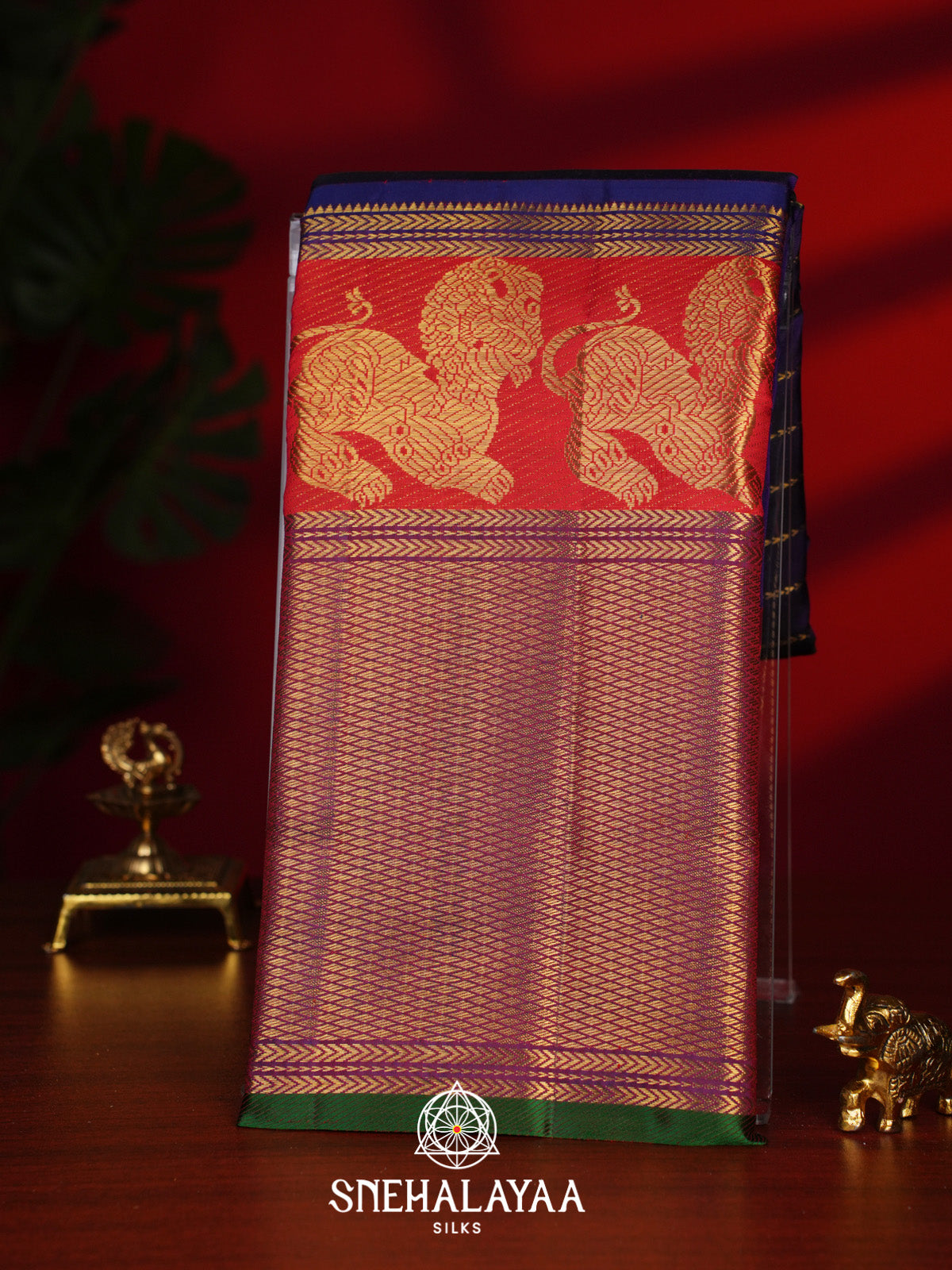 Purple Kanjivaram Silk Saree