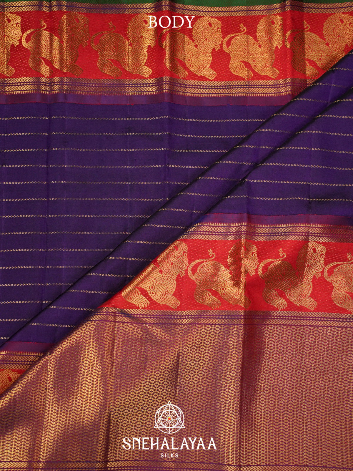 Purple Kanjivaram Silk Saree