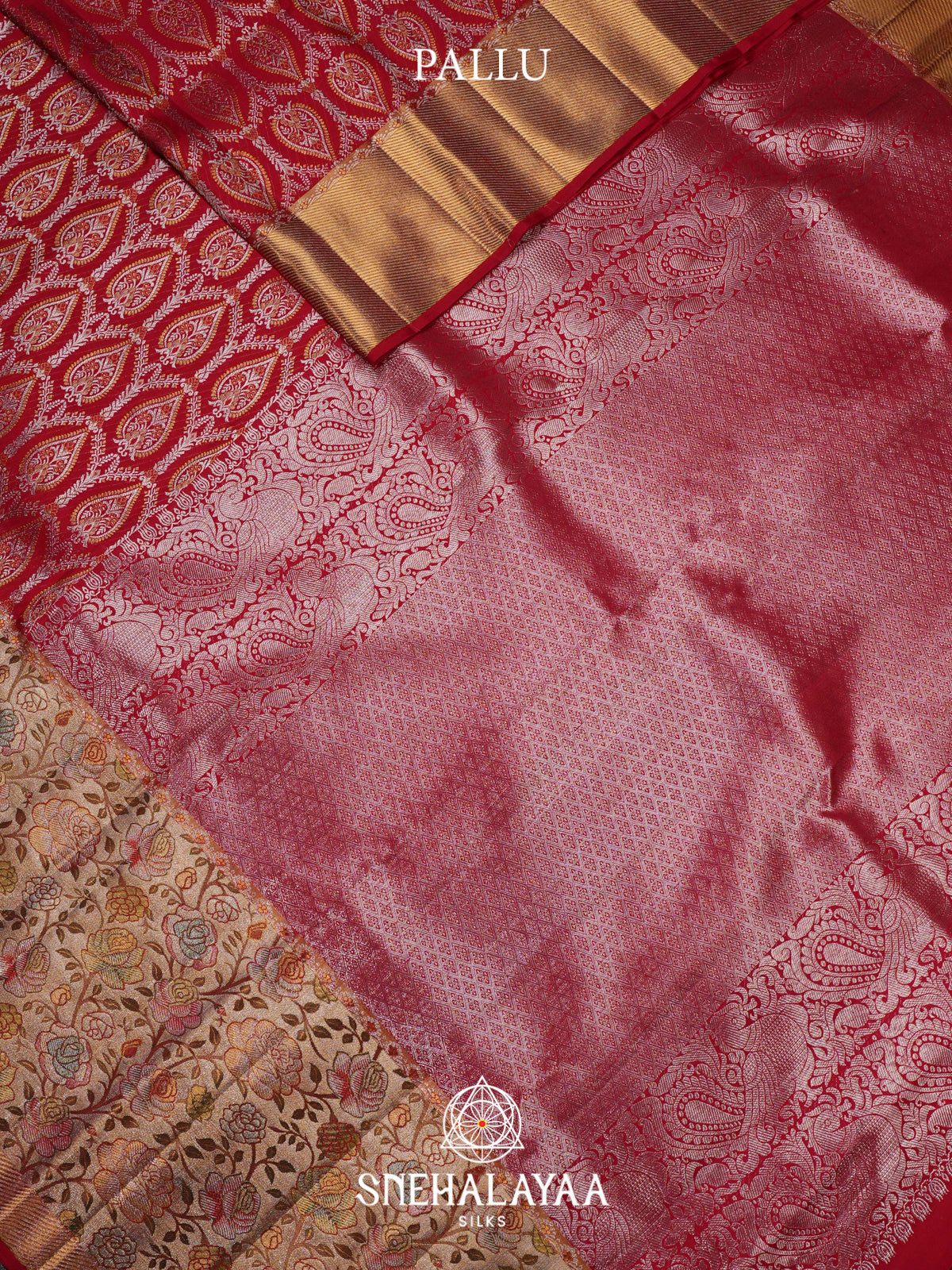 Fuchsia Pink Kanjivaram Silk Saree