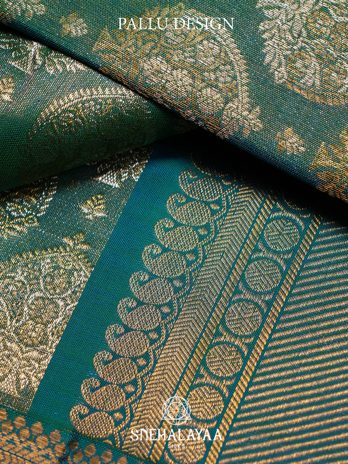 Sage Green Kanjivaram Silk Saree