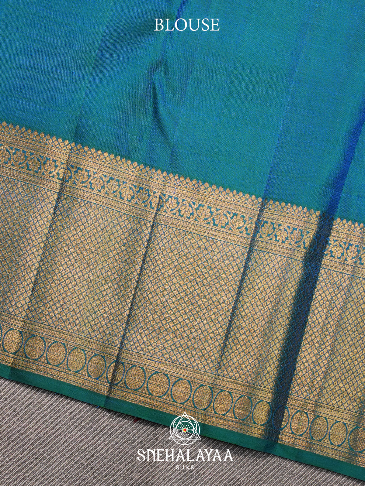 Sage Green Kanjivaram Silk Saree