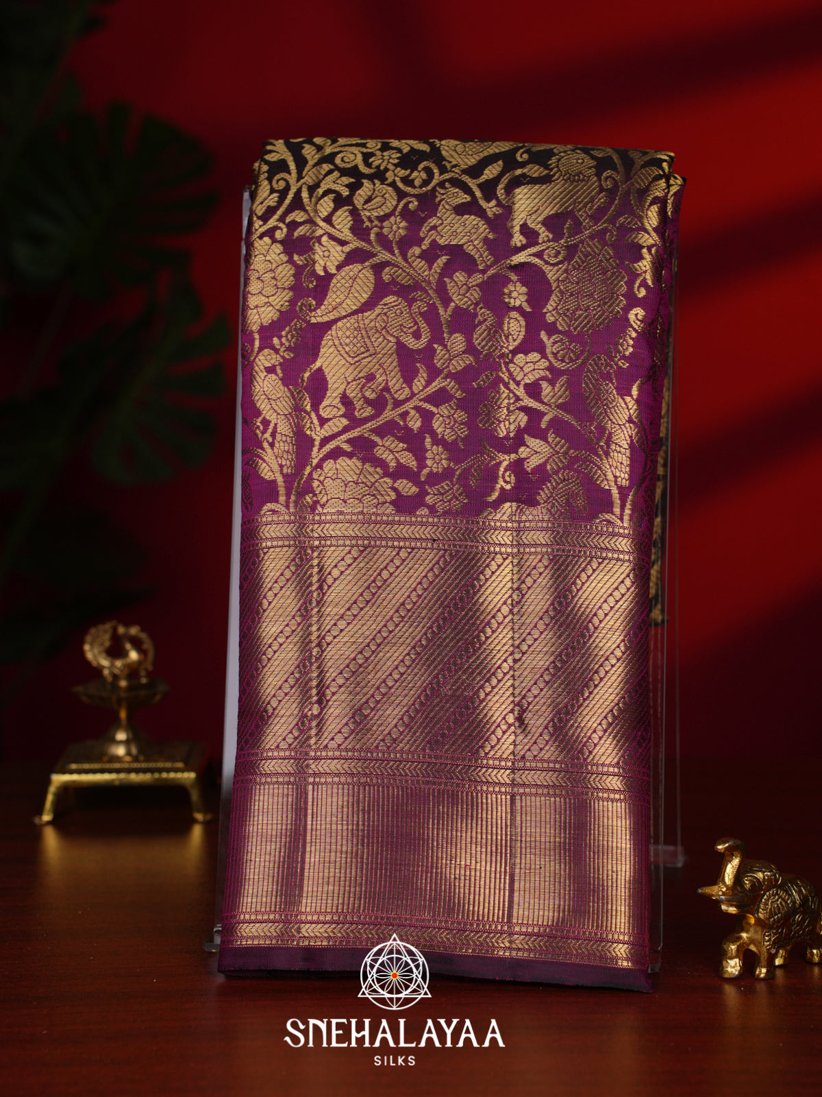 Meganta Kanjivaram Silk Saree