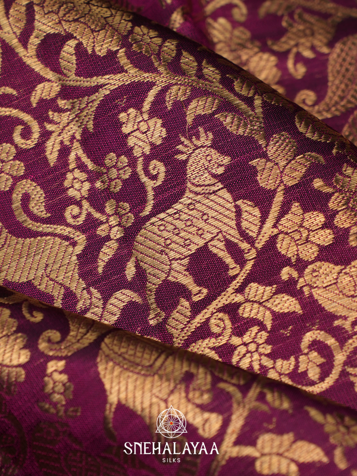 Meganta Kanjivaram Silk Saree