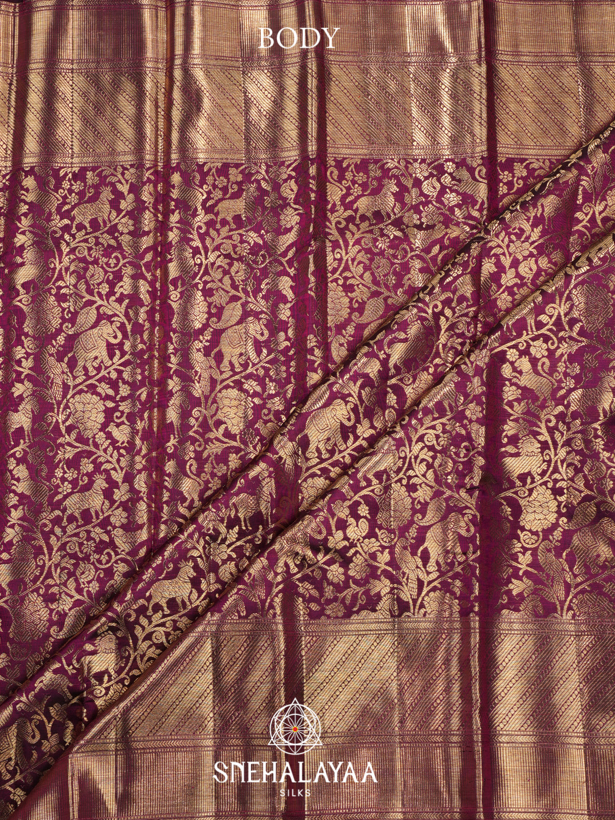 Meganta Kanjivaram Silk Saree