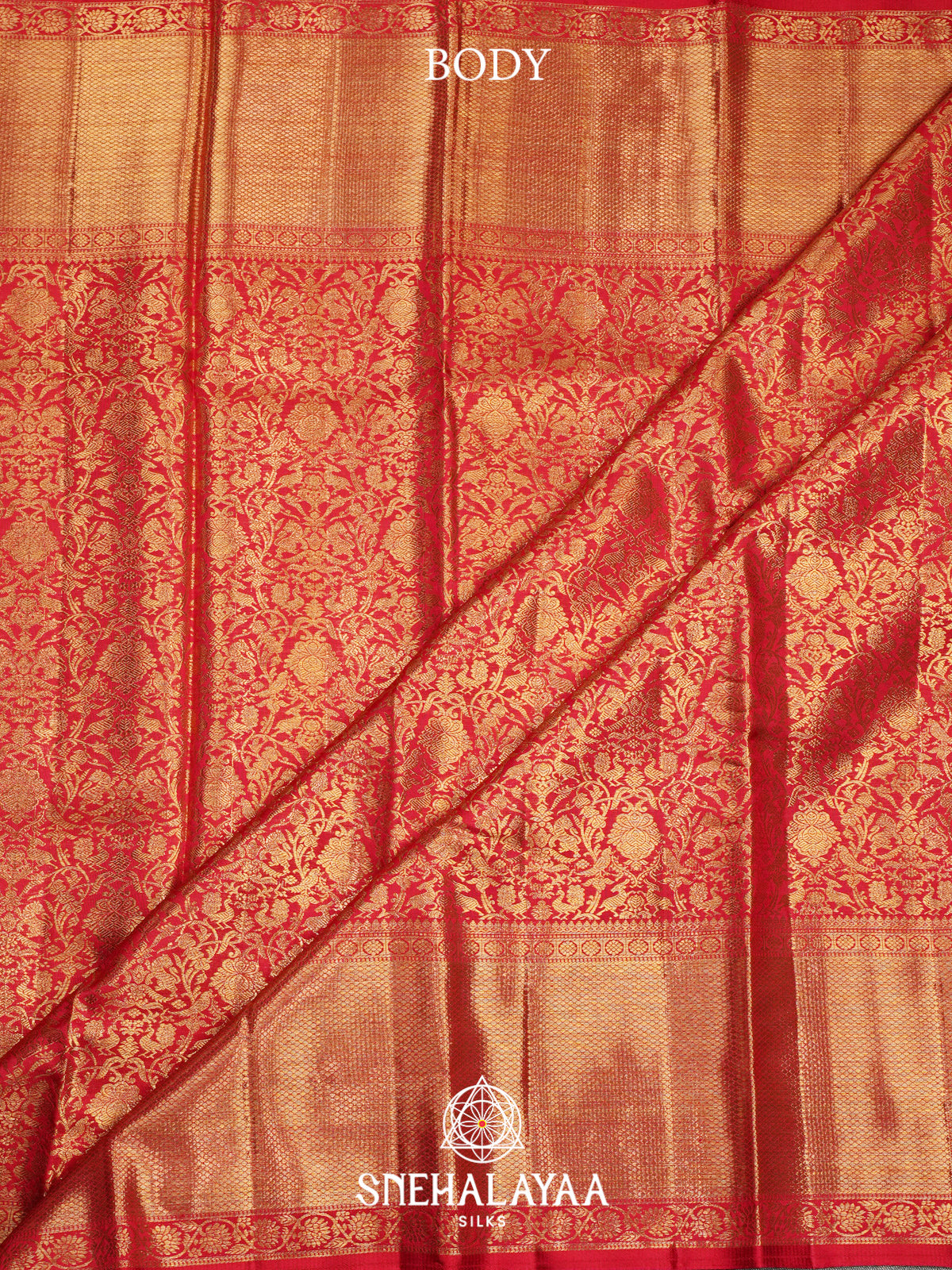 Red Kanjivaram Silk Saree