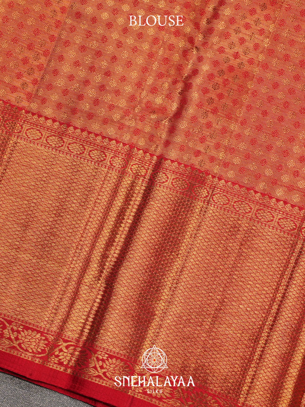 Red Kanjivaram Silk Saree