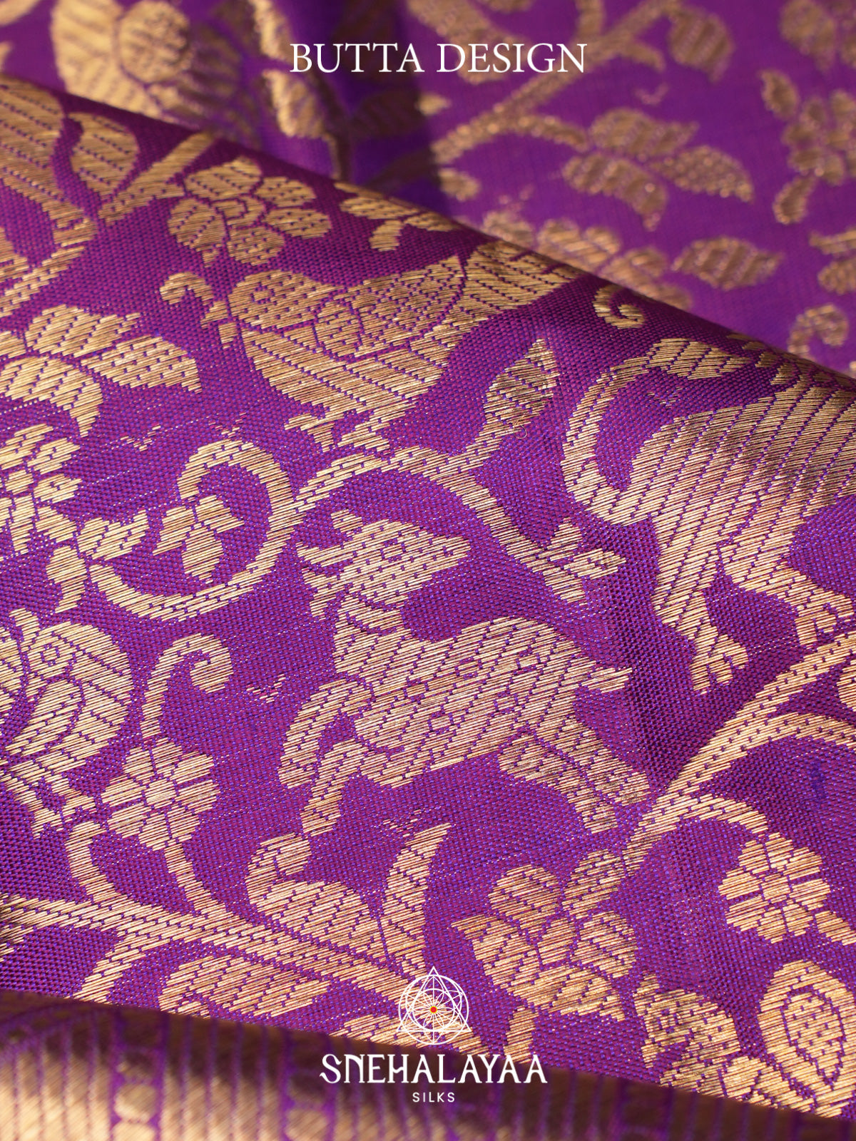 Purple Kanjivaram Silk Saree