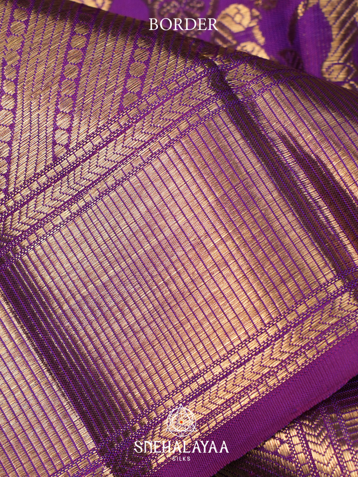 Purple Kanjivaram Silk Saree