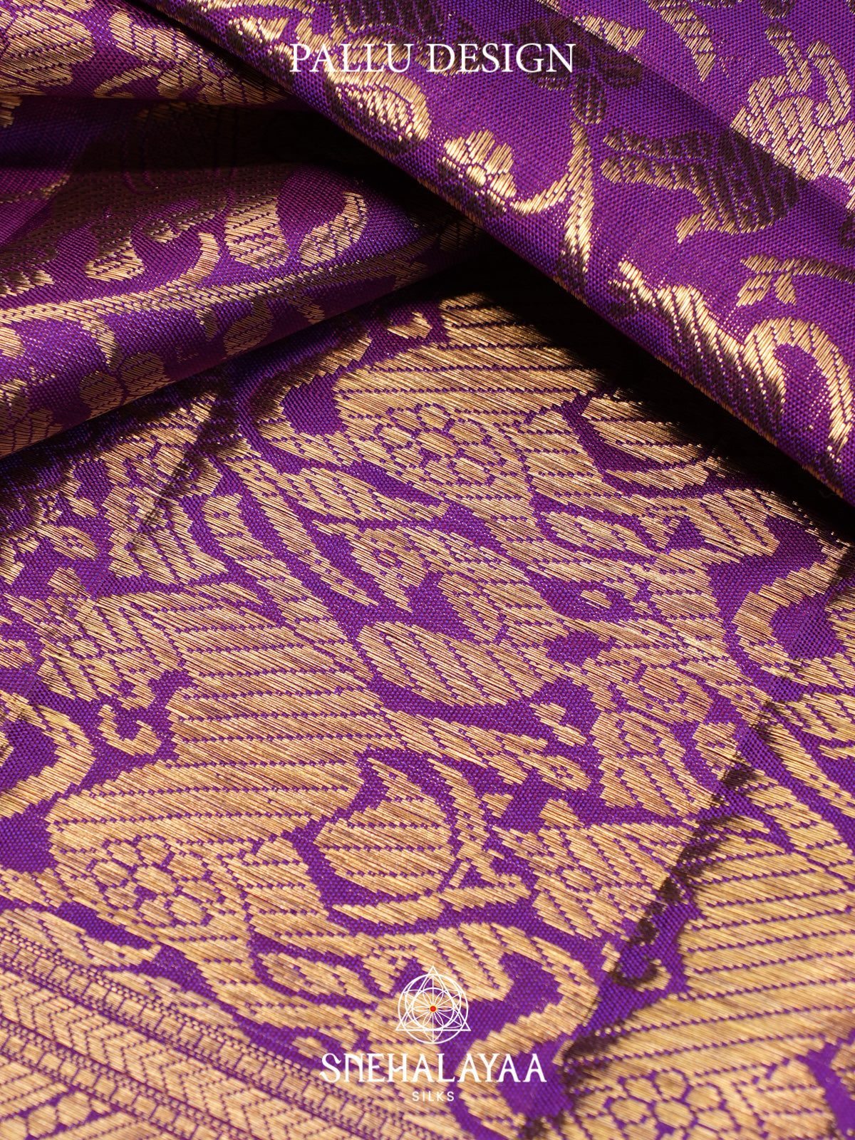 Purple Kanjivaram Silk Saree