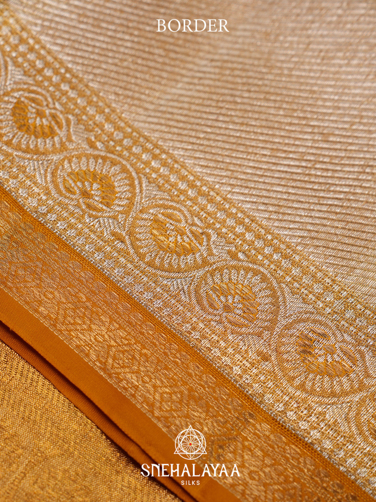 Yellow Kanjivaram Silk Saree