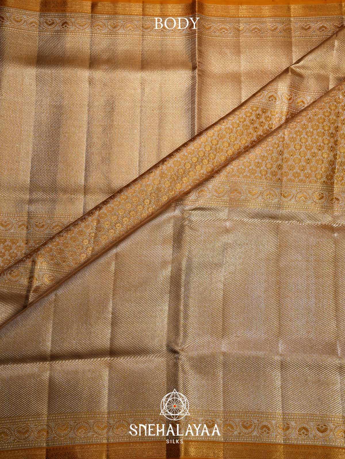 Yellow Kanjivaram Silk Saree