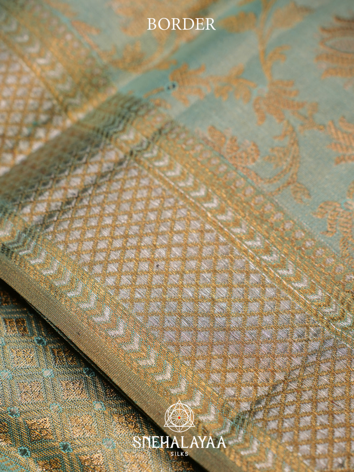 Mint Green Kanjivaram Silk Saree