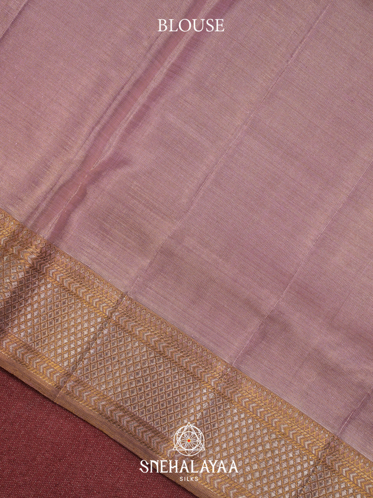 Rose Pink Kanjivaram Silk Saree