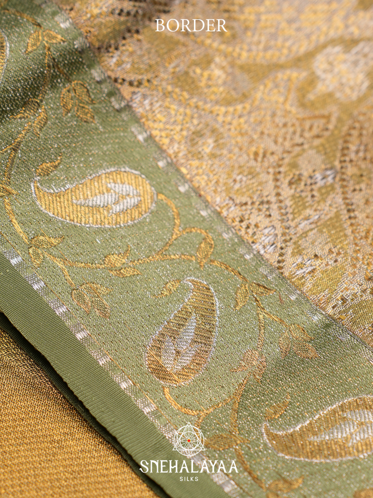 Pale Green Kanjivaram Silk Saree