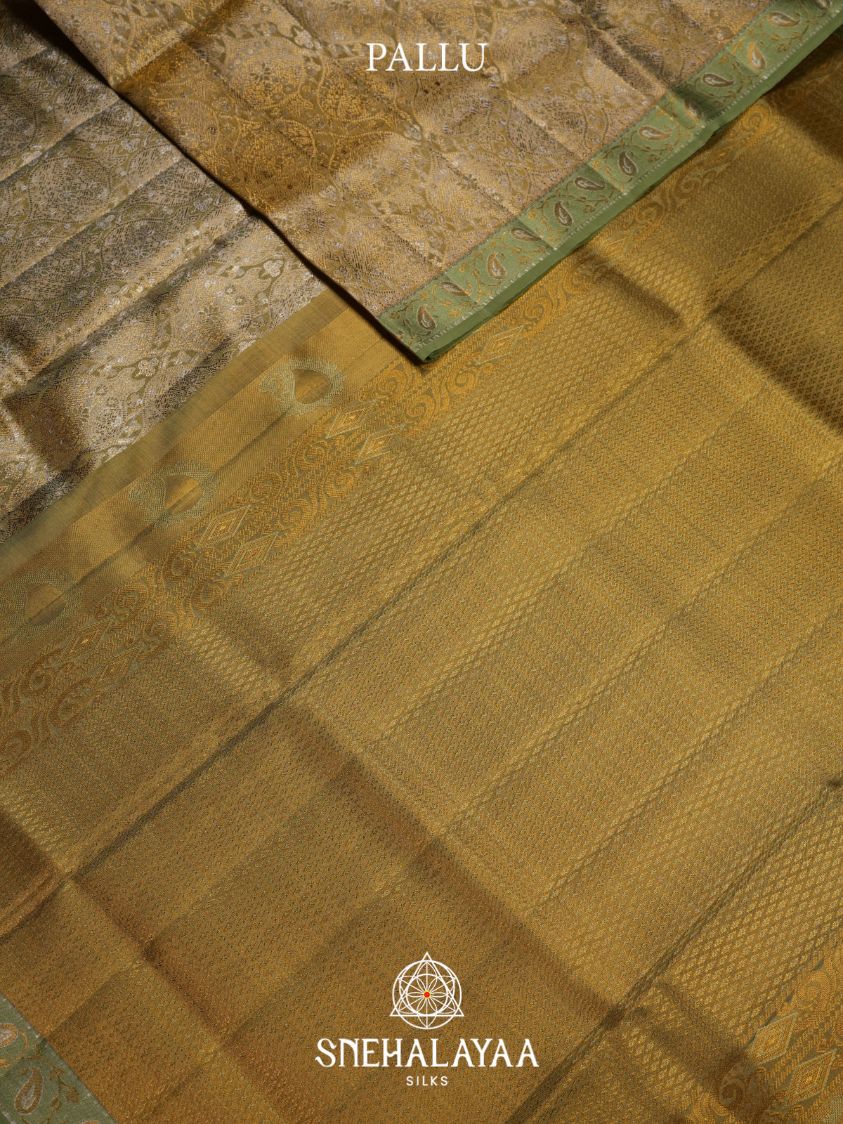 Pale Green Kanjivaram Silk Saree