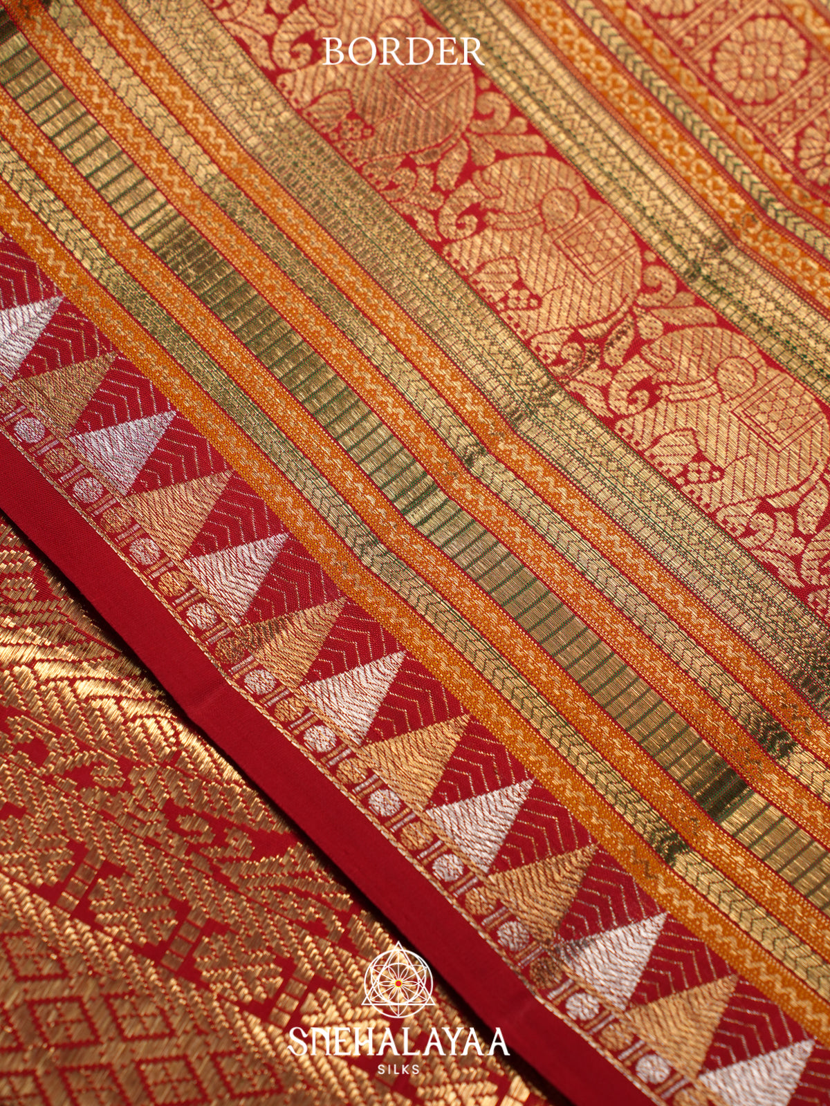 Multicolour Kanjivaram Silk Saree