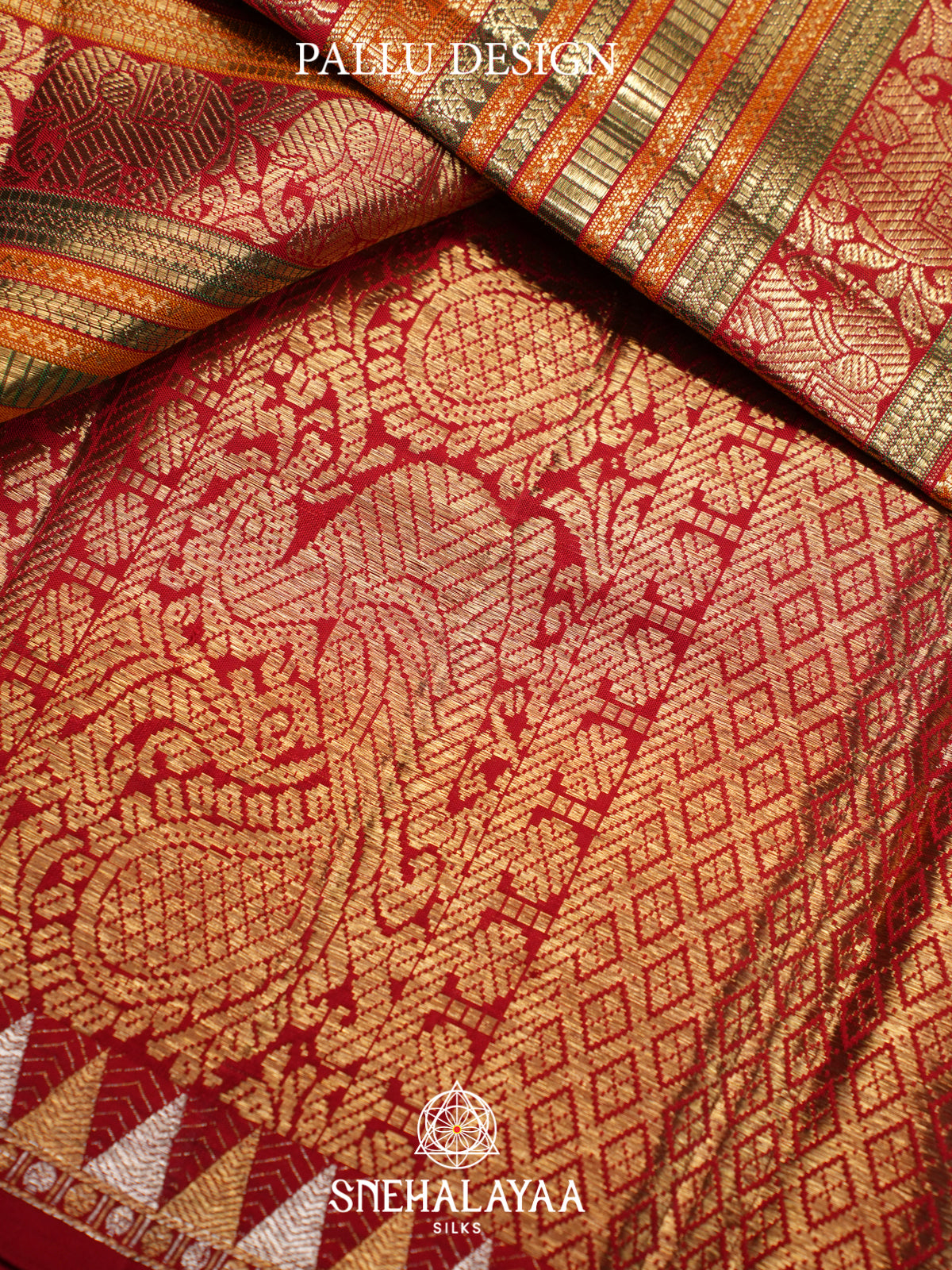 Multicolour Kanjivaram Silk Saree