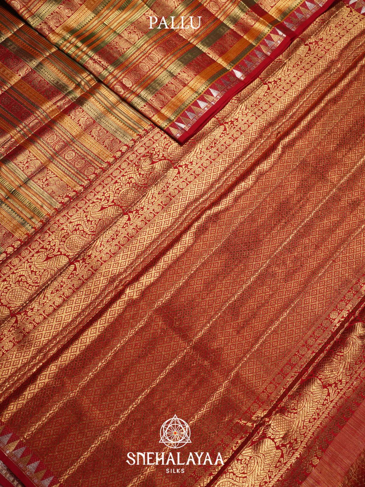 Multicolour Kanjivaram Silk Saree