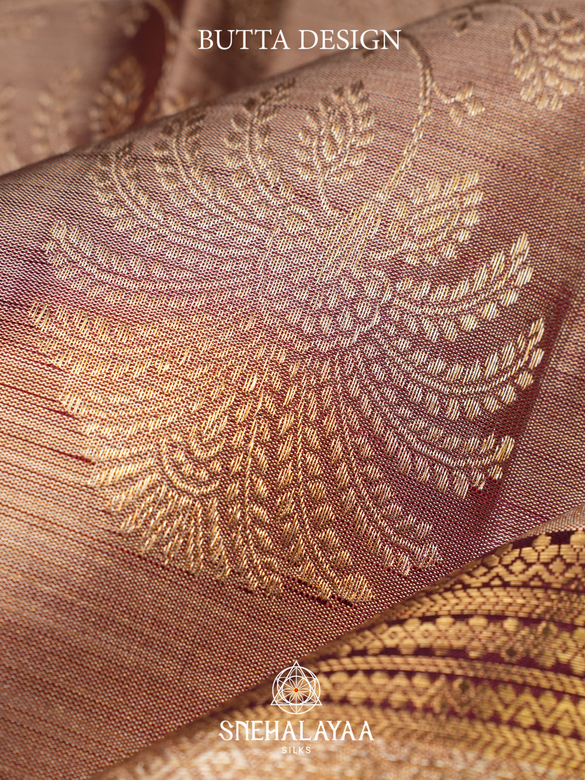 Brown Kanjivaram Silk Saree