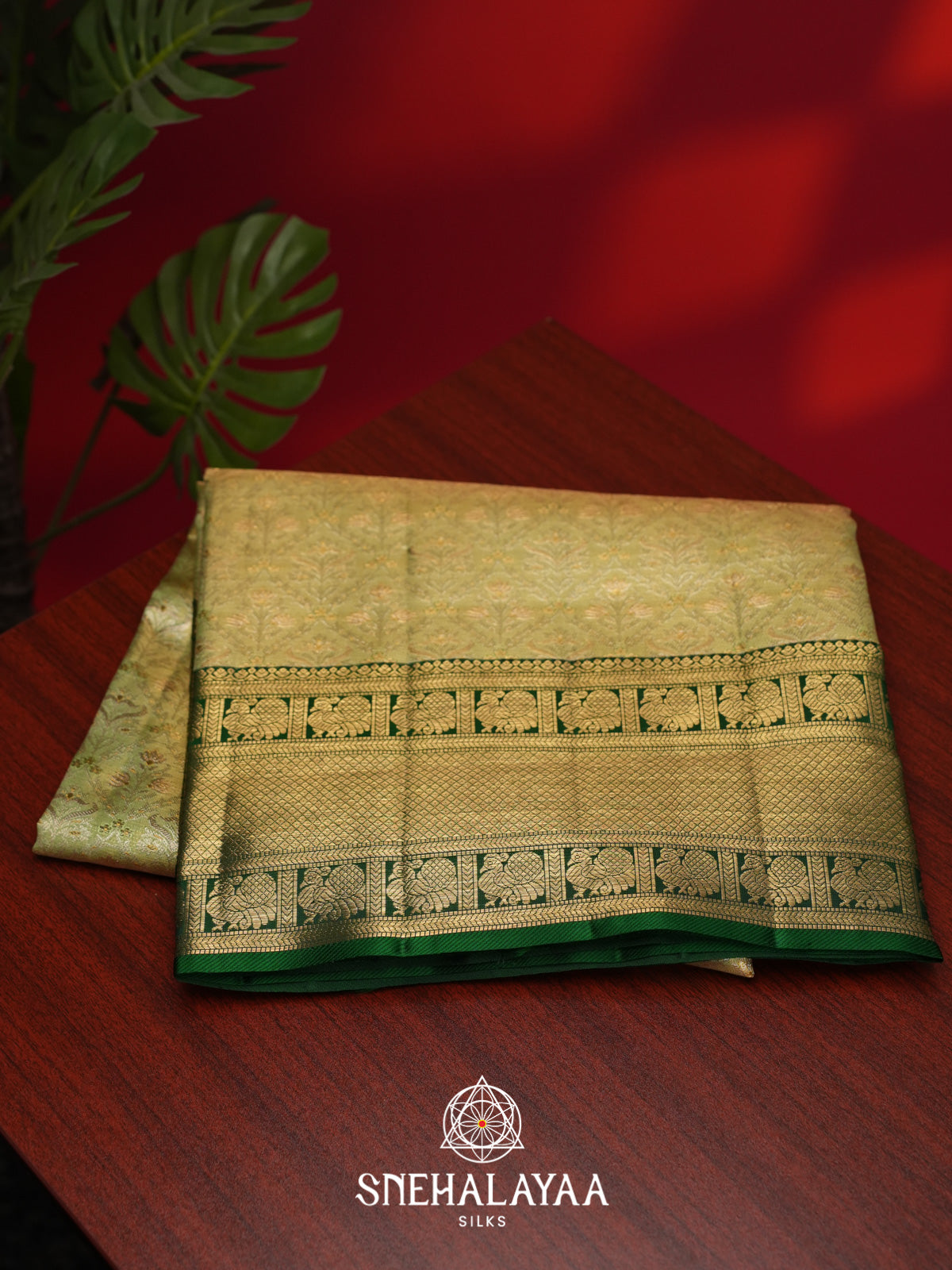 Green Kanjivaram Silk Saree
