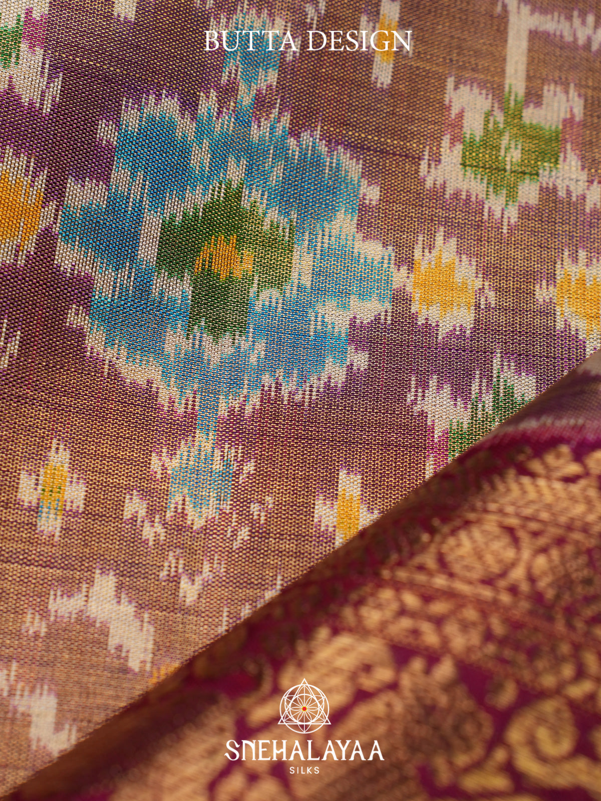 Khaki Brown Kanjivaram Silk Saree
