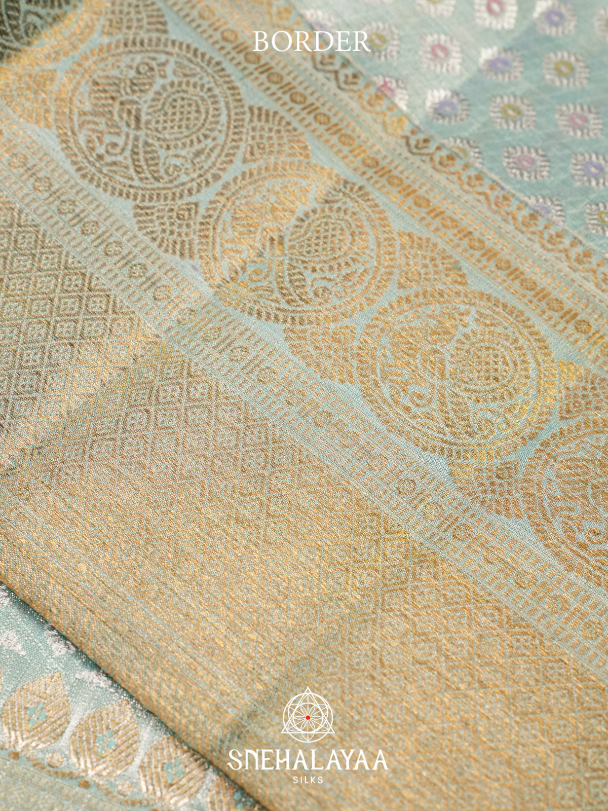 Mint Green Kanjivaram Silk Saree