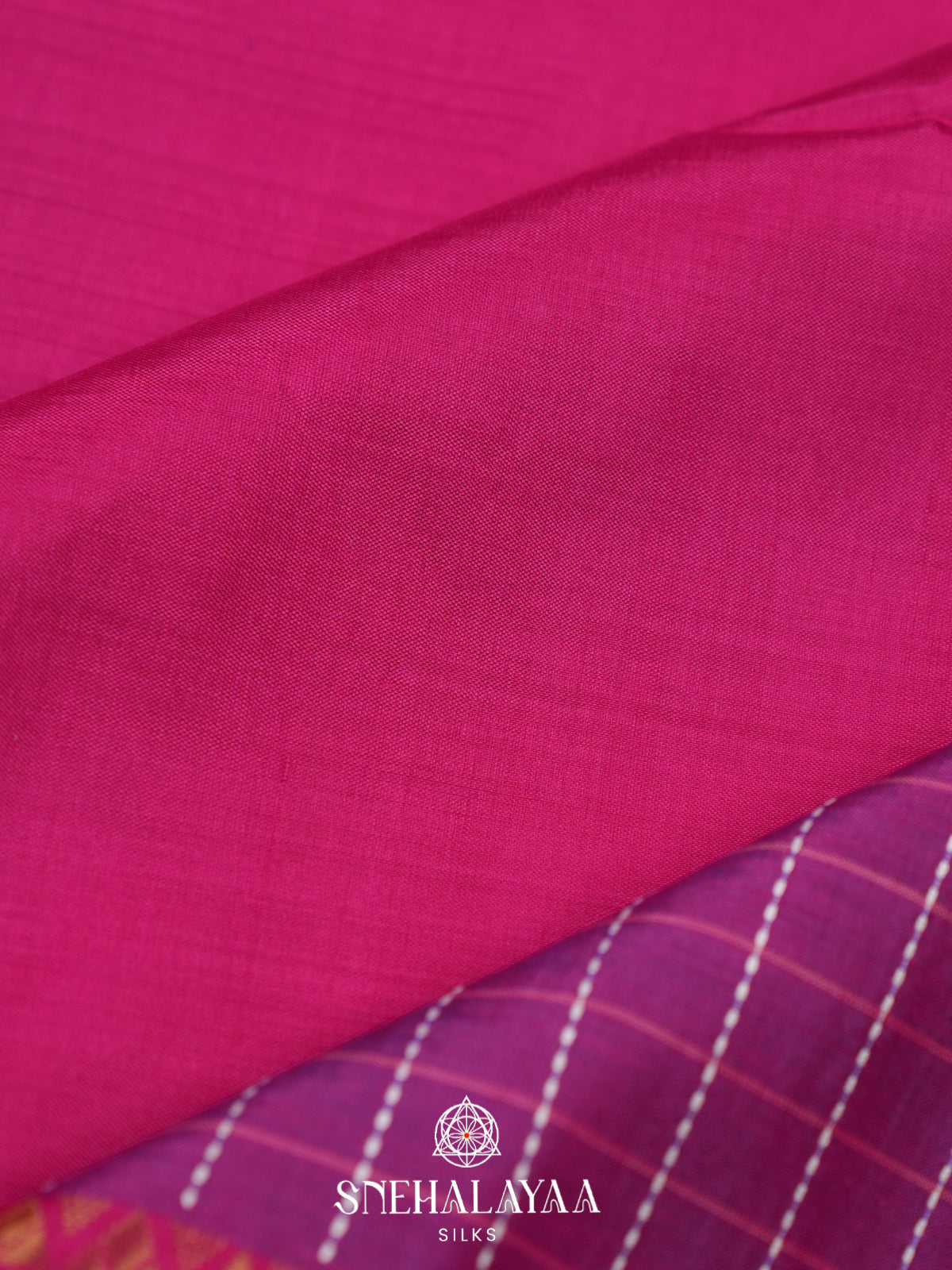 Pink Behrampuri Silk Saree