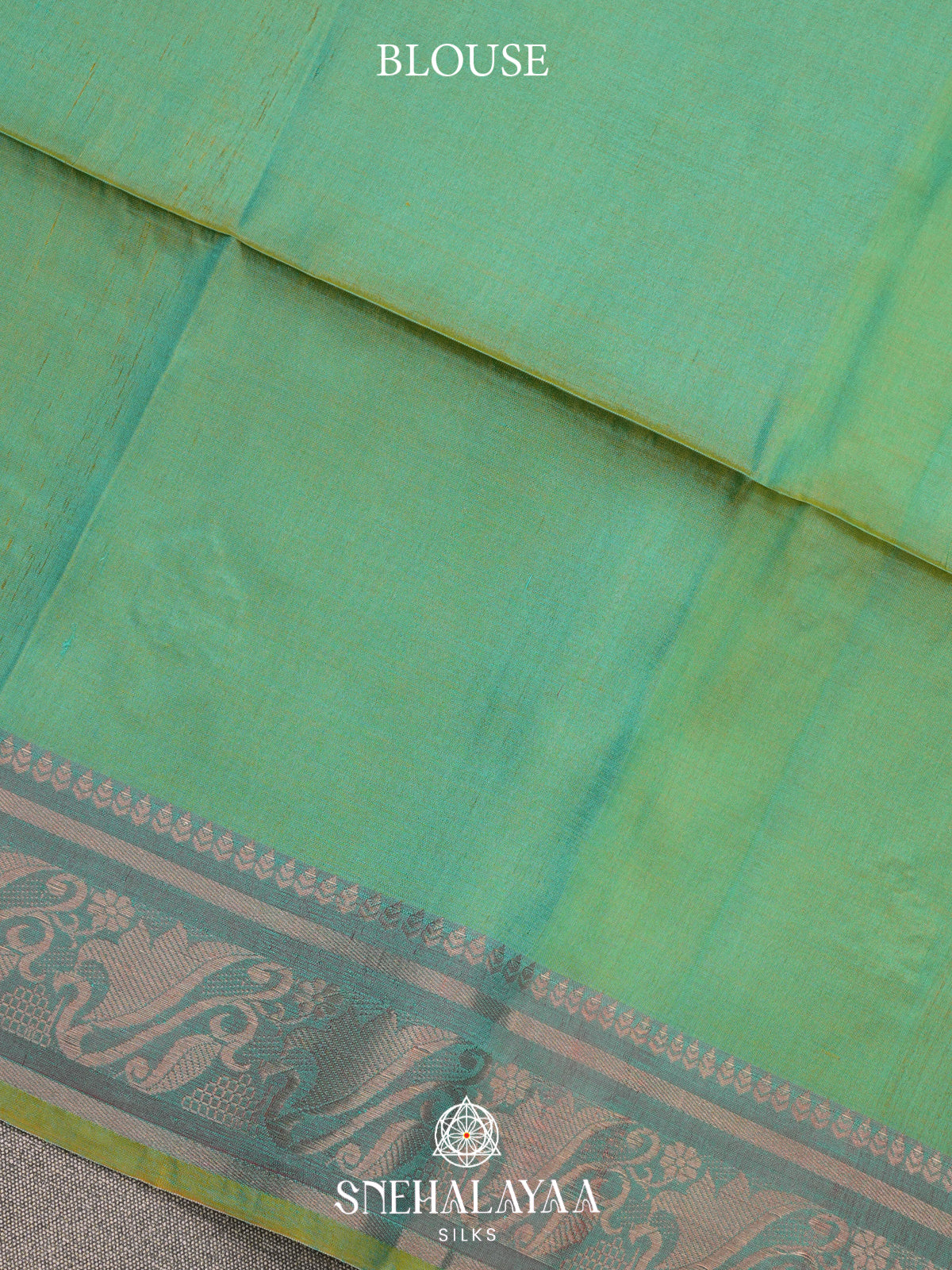 Mango Yellow Behrampuri Silk Saree