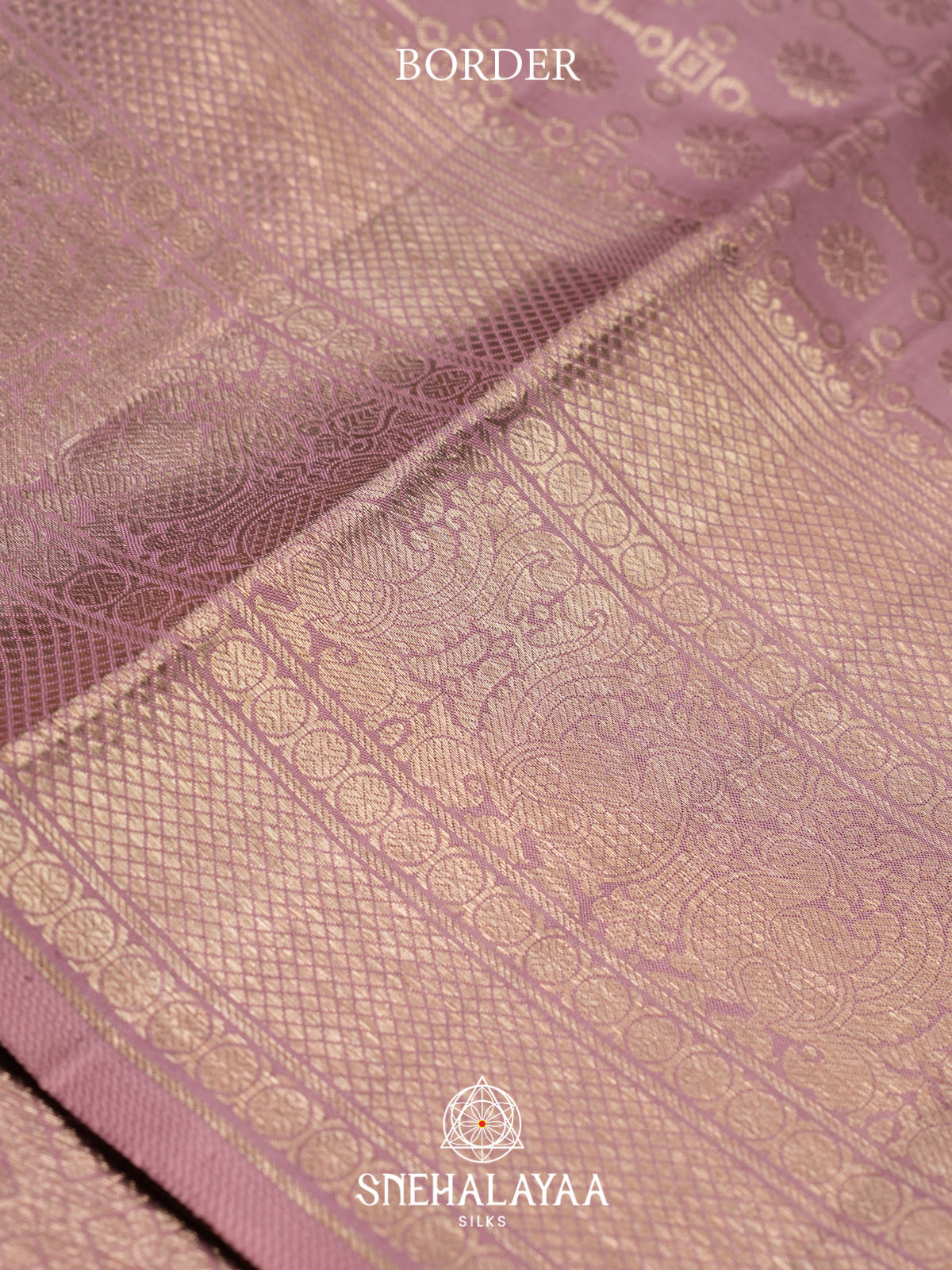 Mauve Purple Kanjivaram Silk Saree