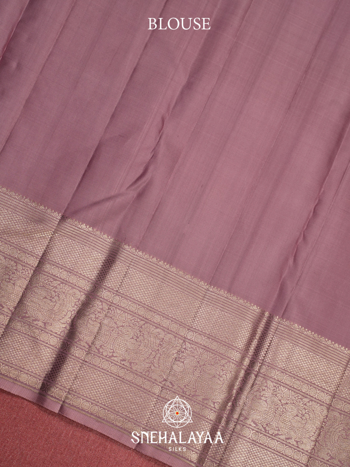 Mauve Purple Kanjivaram Silk Saree
