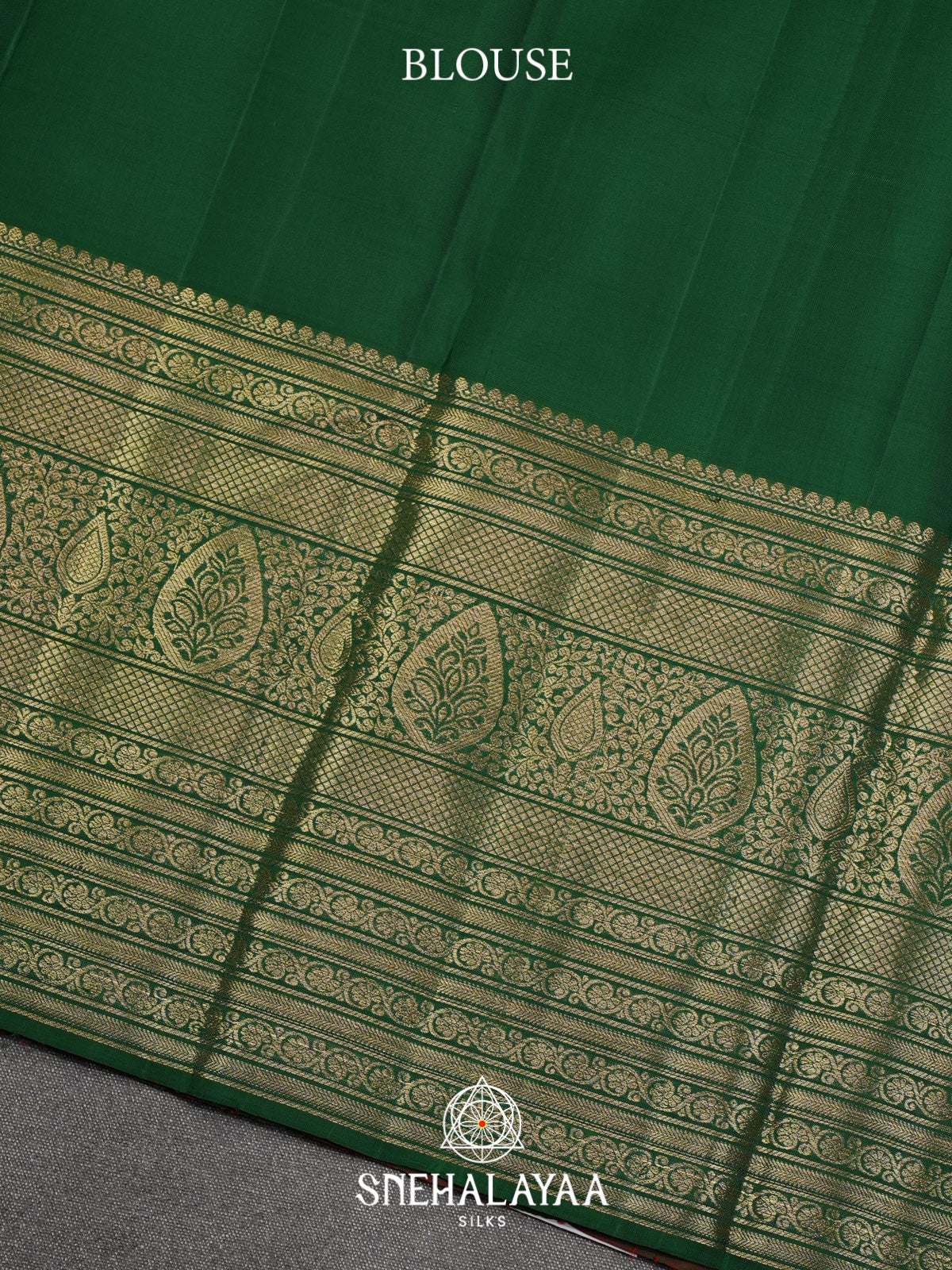 Orange Kanjivaram Silk Saree