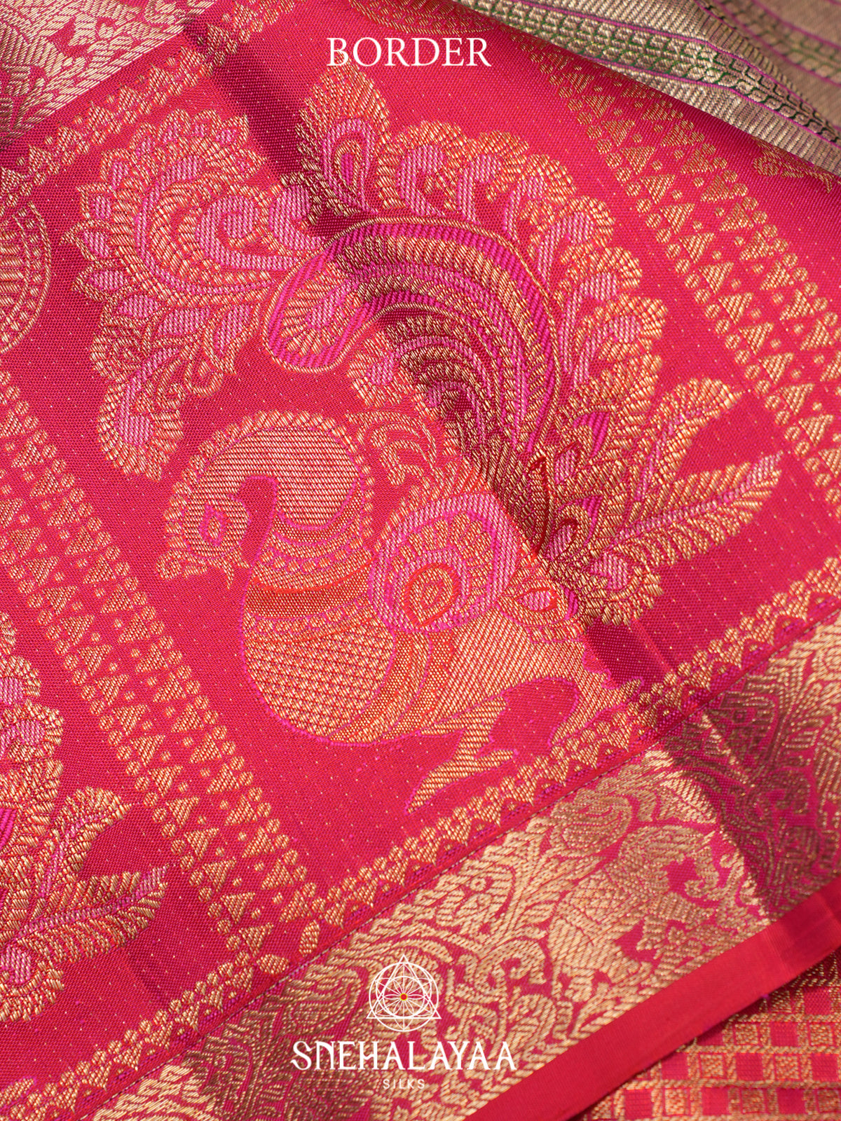Gold Kanjivaram Silk Saree