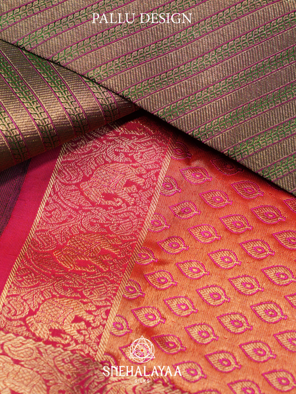 Gold Kanjivaram Silk Saree