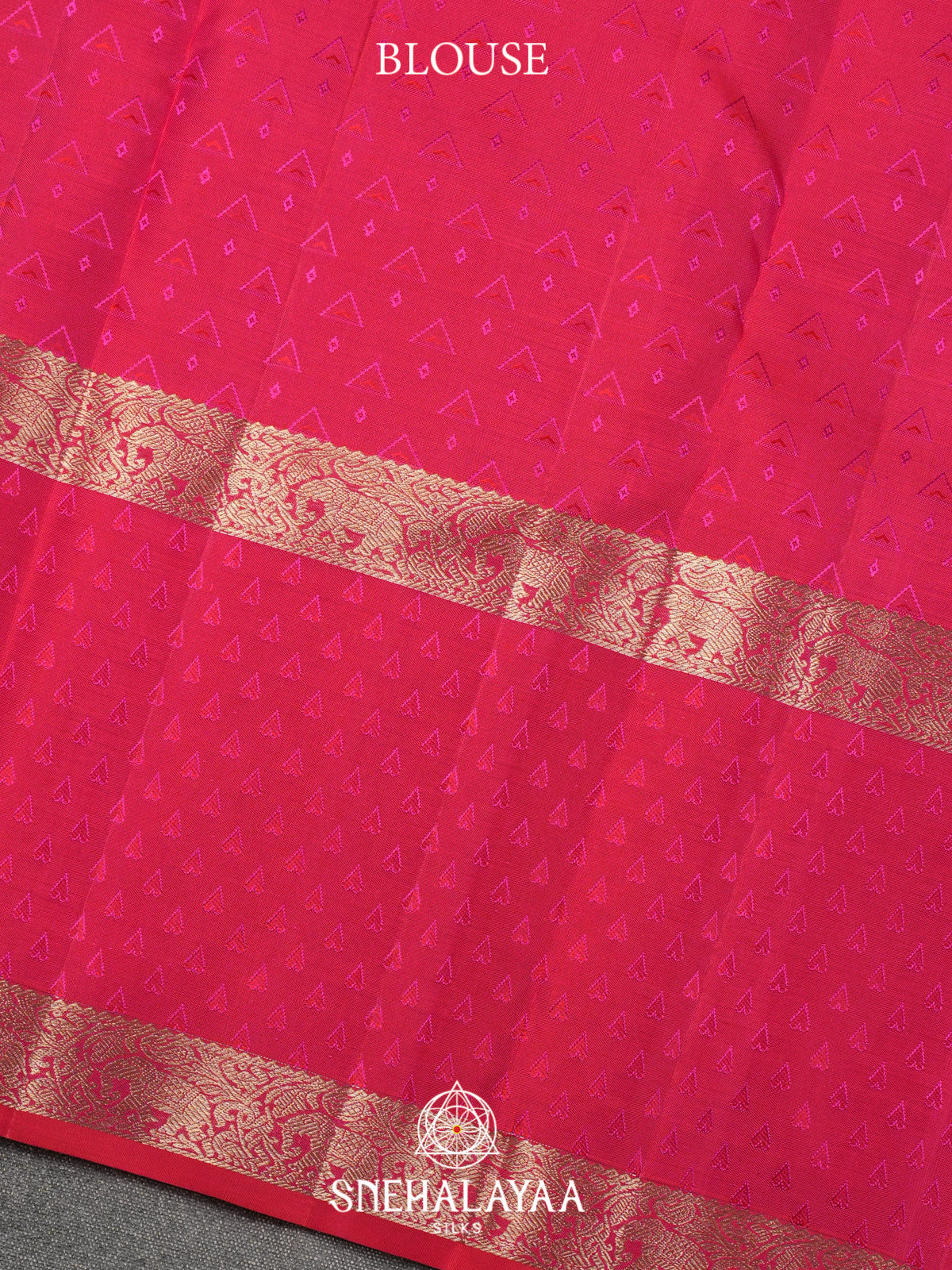 Gold Kanjivaram Silk Saree
