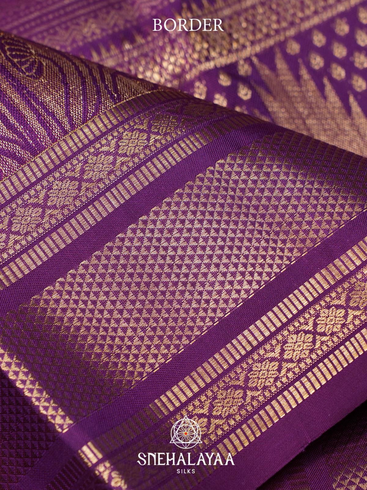 Purple Kanjivaram Silk Saree