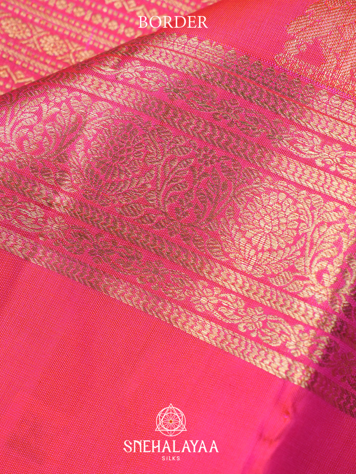 Pink Kanjivaram Silk Saree